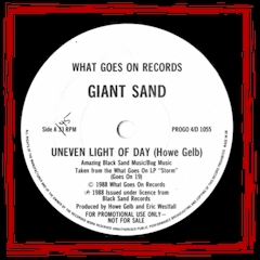 "Uneven Light Of Day" - What Goes On - Promo 7" - 1988